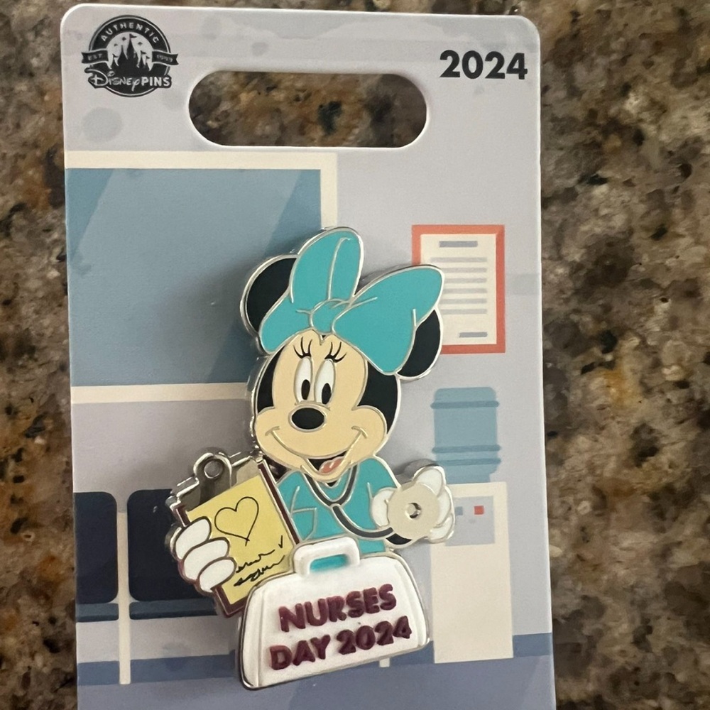 Disneyland nurses 2024 pin.  Limited edition